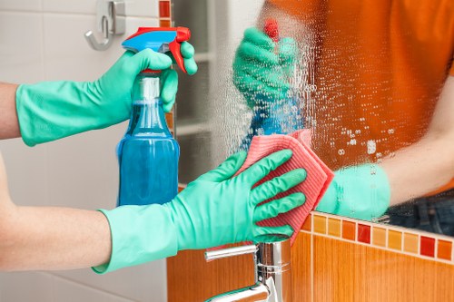 Tenant move-out cleaning in a Wimbledon flat