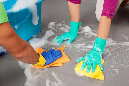 Kitchen and bathroom cleaning in a Wimbledon property